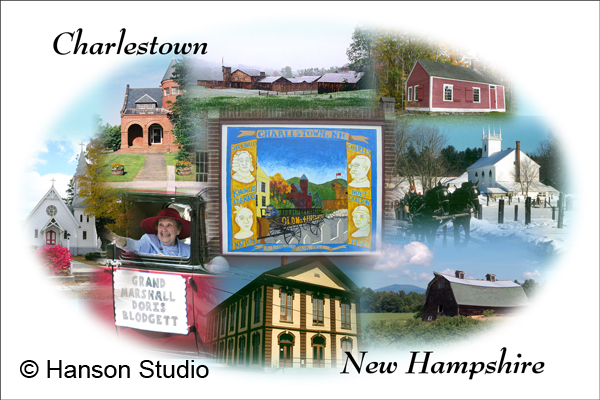 Charlestown, NH - Collage #1 (Mural)
